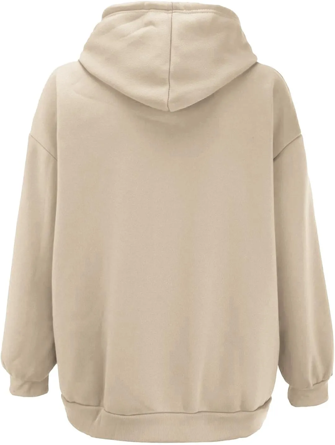 Zip Up Hoodie Women Oversized Sweatshirt Fleece Jackets Long Sleeve Shirts Fall Fashion Preppy Outfits for Women